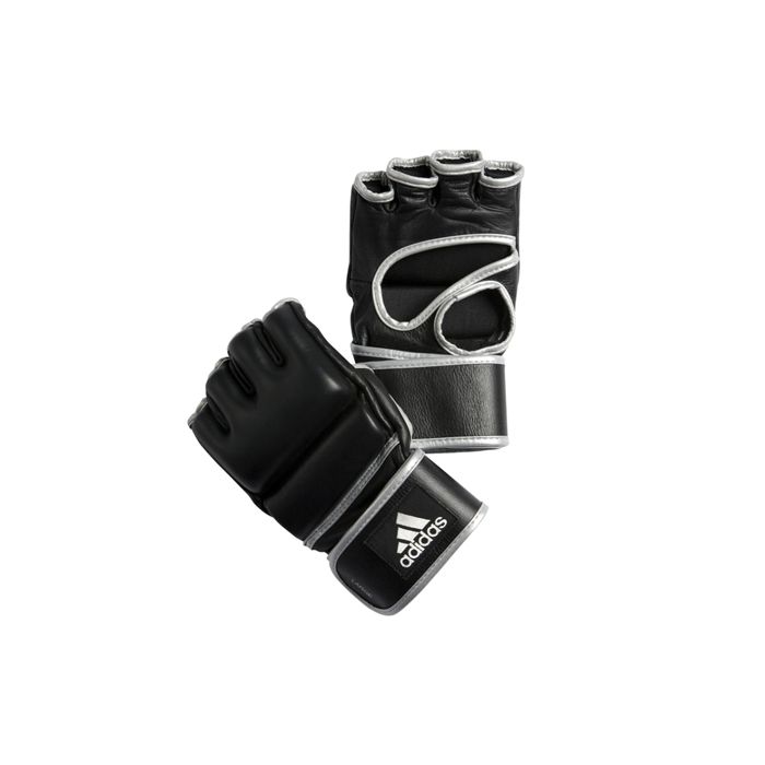 Blauw Denken bladeren Adidas MMA Geniune Leather Fighting Gloves Black (ADIMM4)
