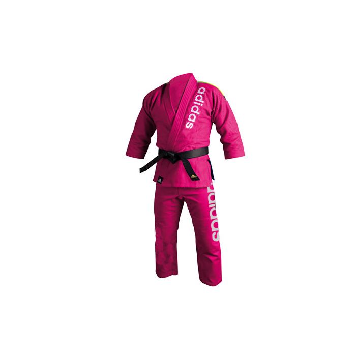 At placere Pelagic Udholdenhed Adidas Pink Brazilian Jiu-Jitsu Traditional Cut Kimono Uniform  (JJ-BRAZ-TC-PNK)
